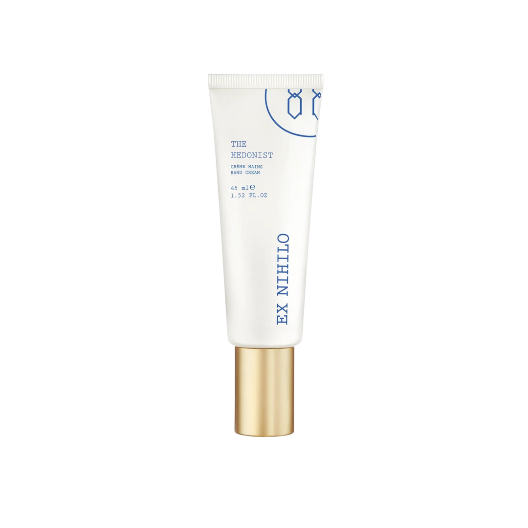 Ex Nihilo The Hedonist Hand Cream 45ml – luxury moisturizer with woody fragrance notes, formulated with 92% natural ingredients | Mood by DMJ