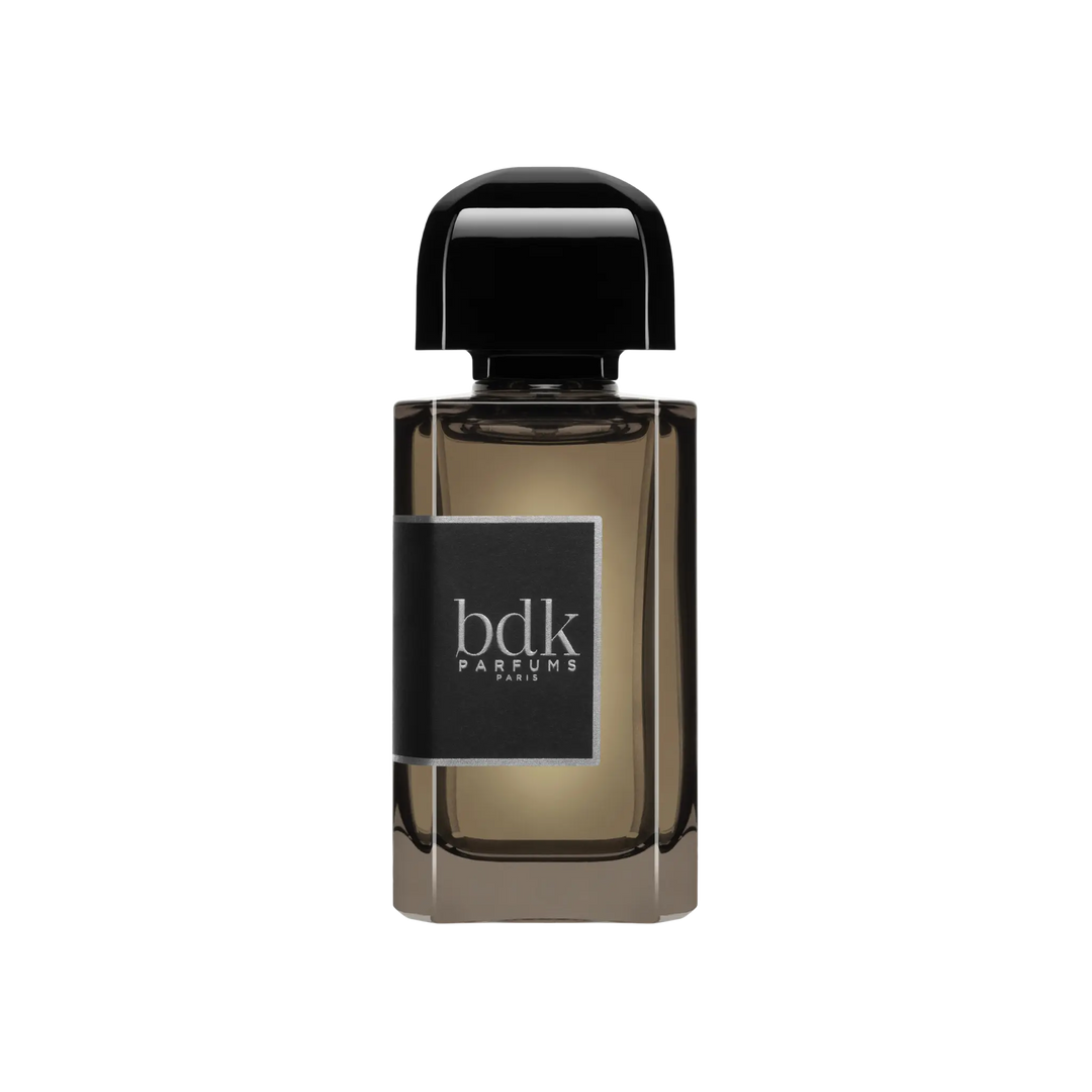 Gris Charnel Extrait de Parfum by BDK Parfums - back view of unisex niche perfume bottle with bdk Parfums Paris branding
