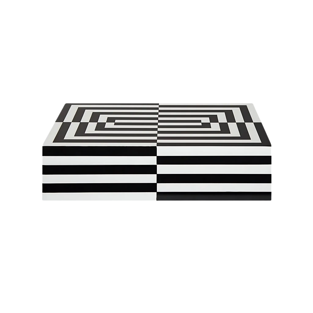 Op Art Lacquer Box Jonathan Adler, view 3