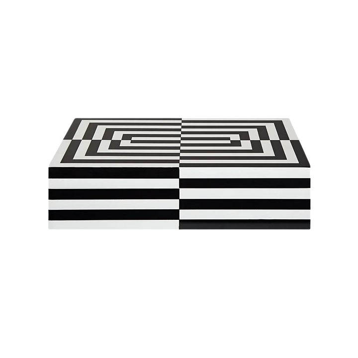 Op Art Lacquer Box Jonathan Adler, view 3