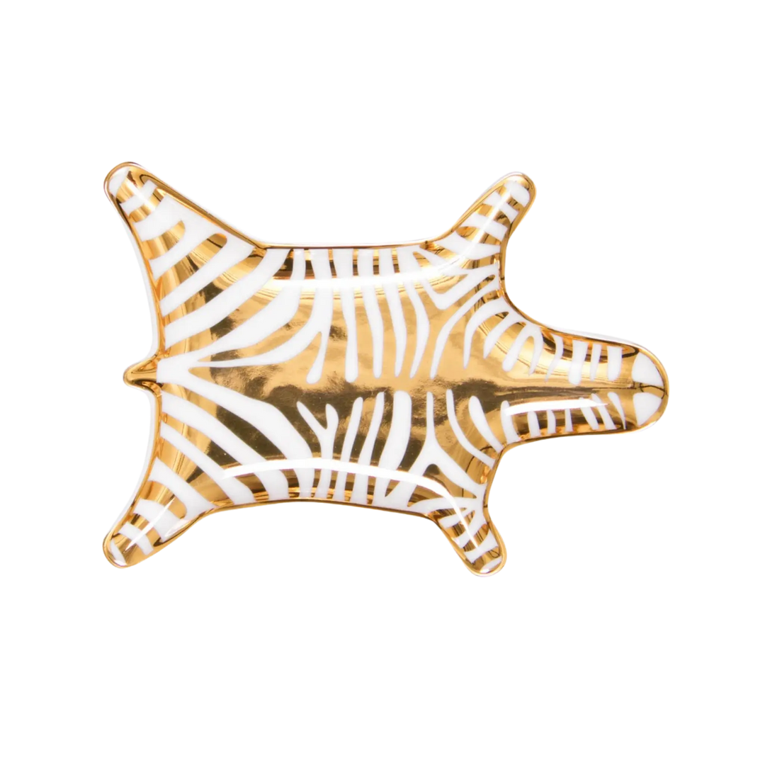 Zebra Stacking Dish by Jonathan Adler, jonathan Adler zebra tray Mood 2025