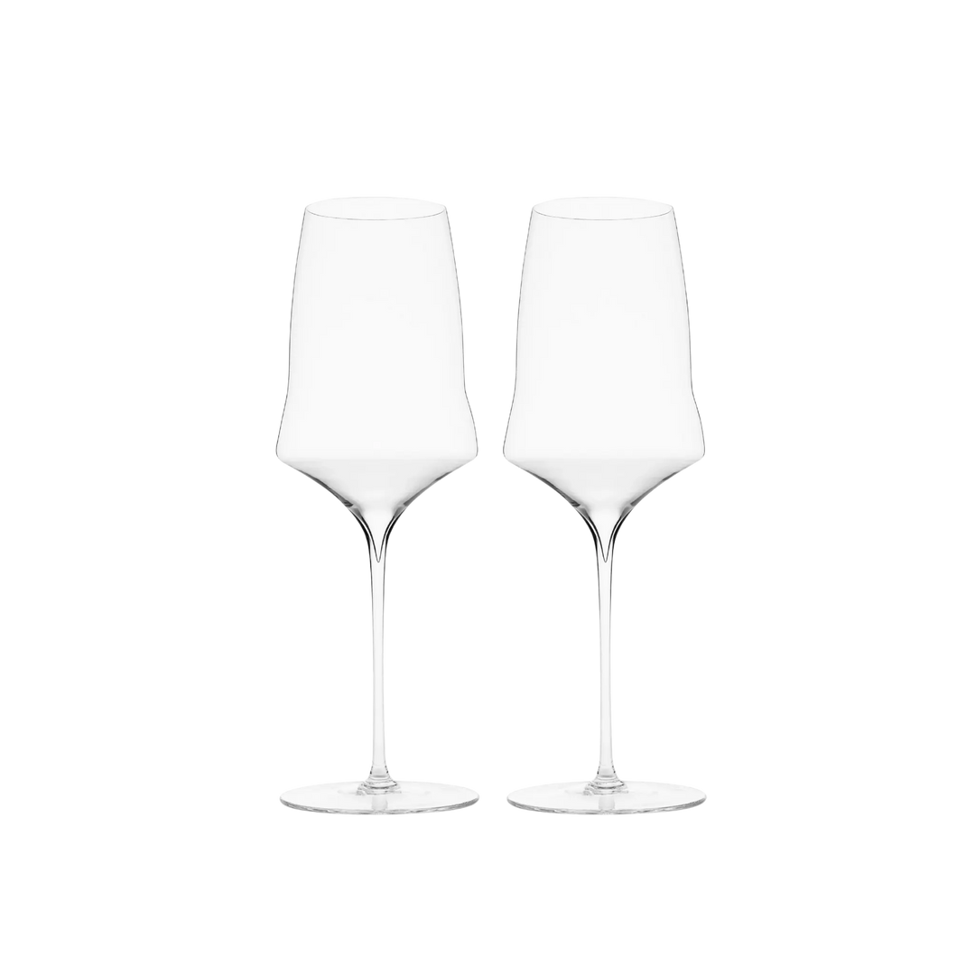 Josephine No.1, White Wine Glasses (Set of 2) by Josephine Hutte, set of wine glasses empty Mood 2025