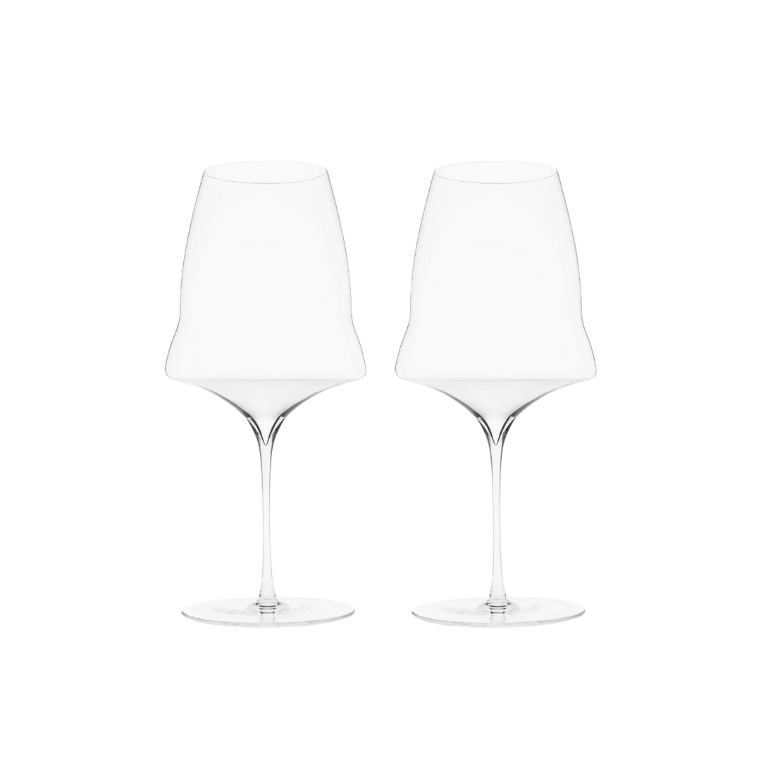 Josephine No.3, Red Wine Glasses (Set of 2) by Josephine Hutte, set of short stem drinking glass filled Mood 2025