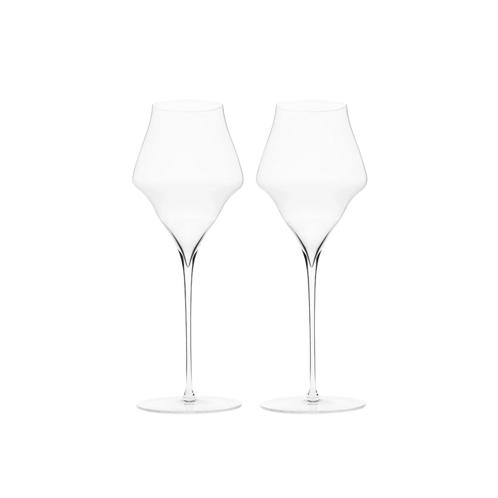 Josephine No.4, Champagne Glasses (Set of 2) by Josephine Hutte, set of short stem slender drinking glass filled Mood 2025