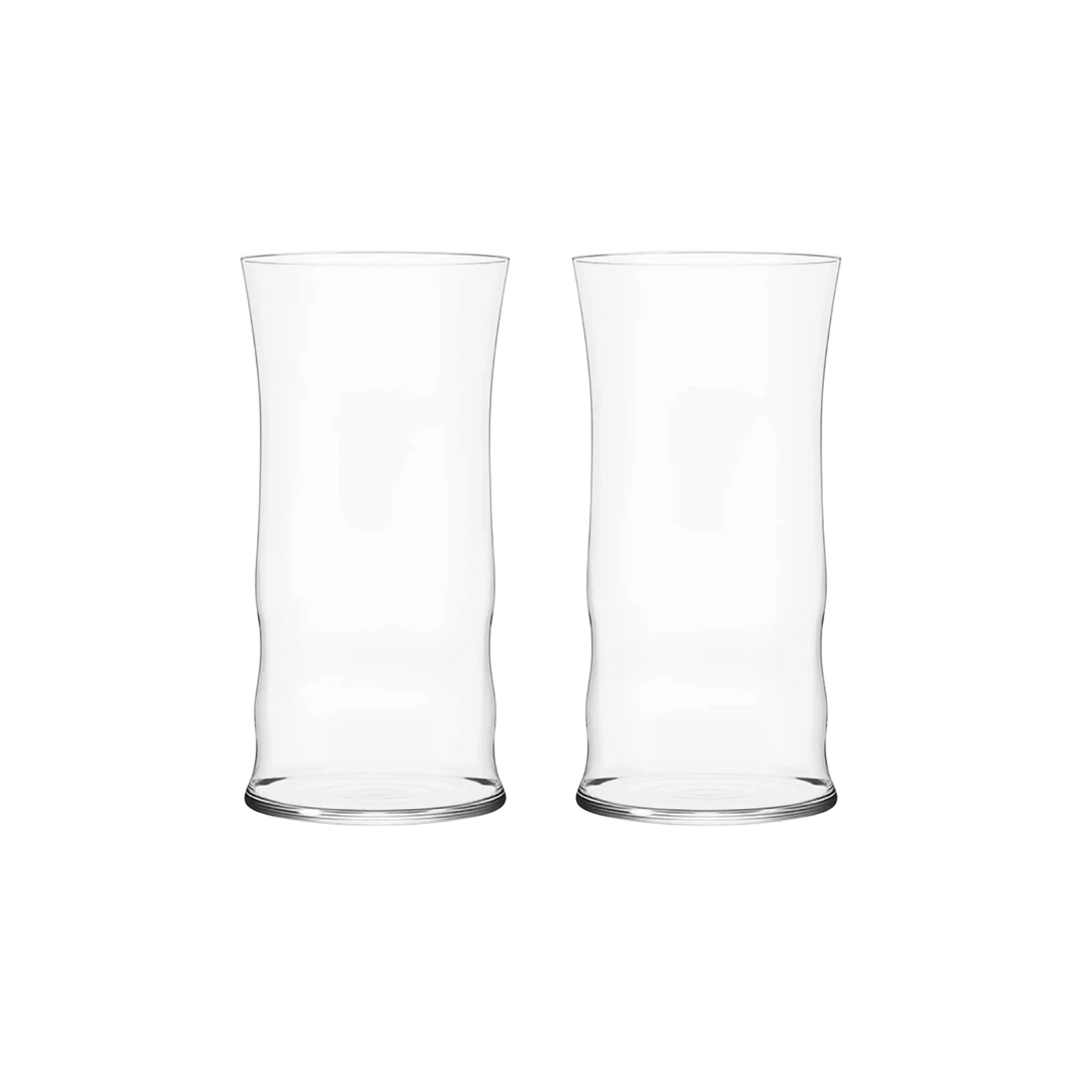 Josephine No.6, Large Water Glasses (Set of 2) by Josephine Hutte, set of cylindrical water glasses filled glassware Mood 2025