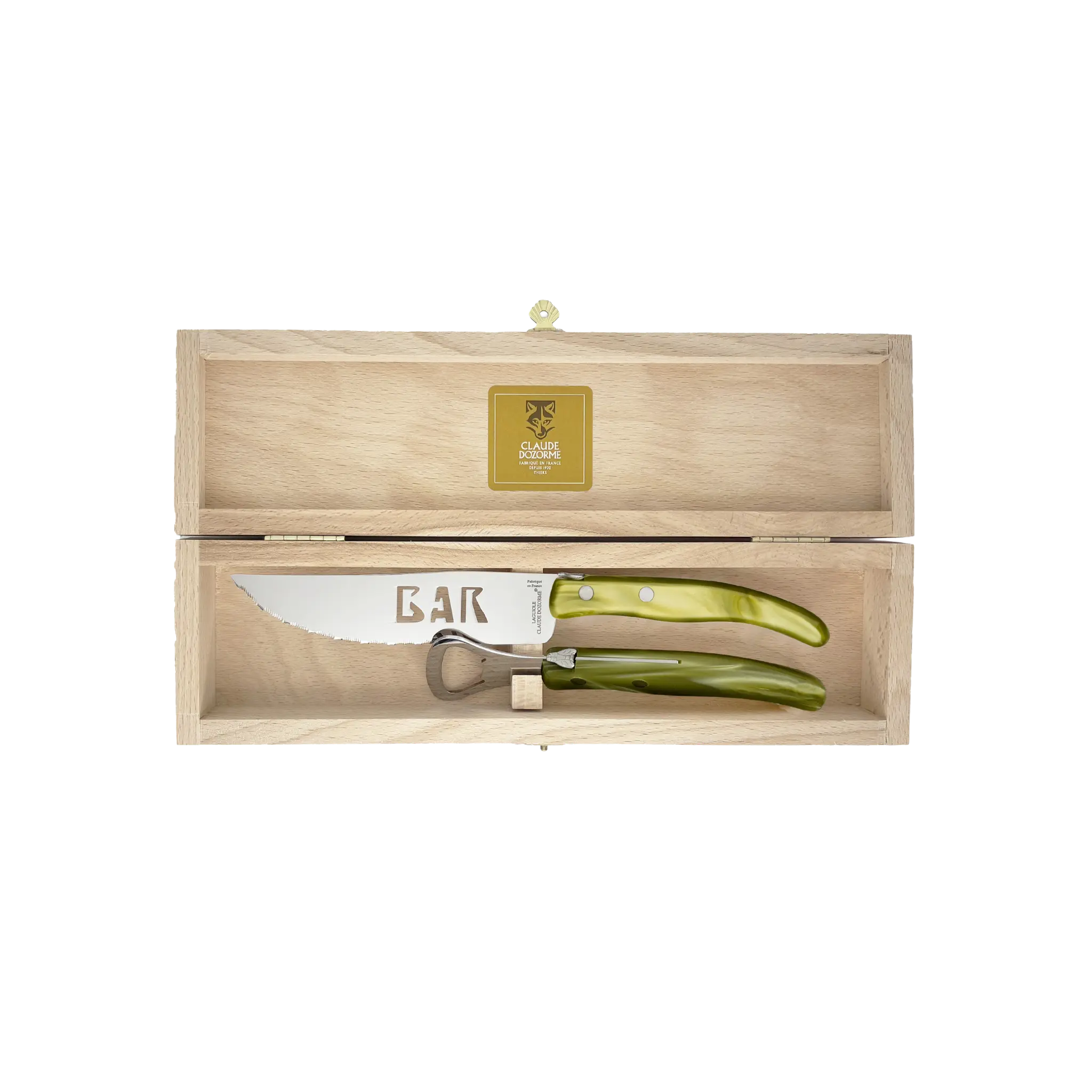 Claude Dozorme Laguiole Bar Set