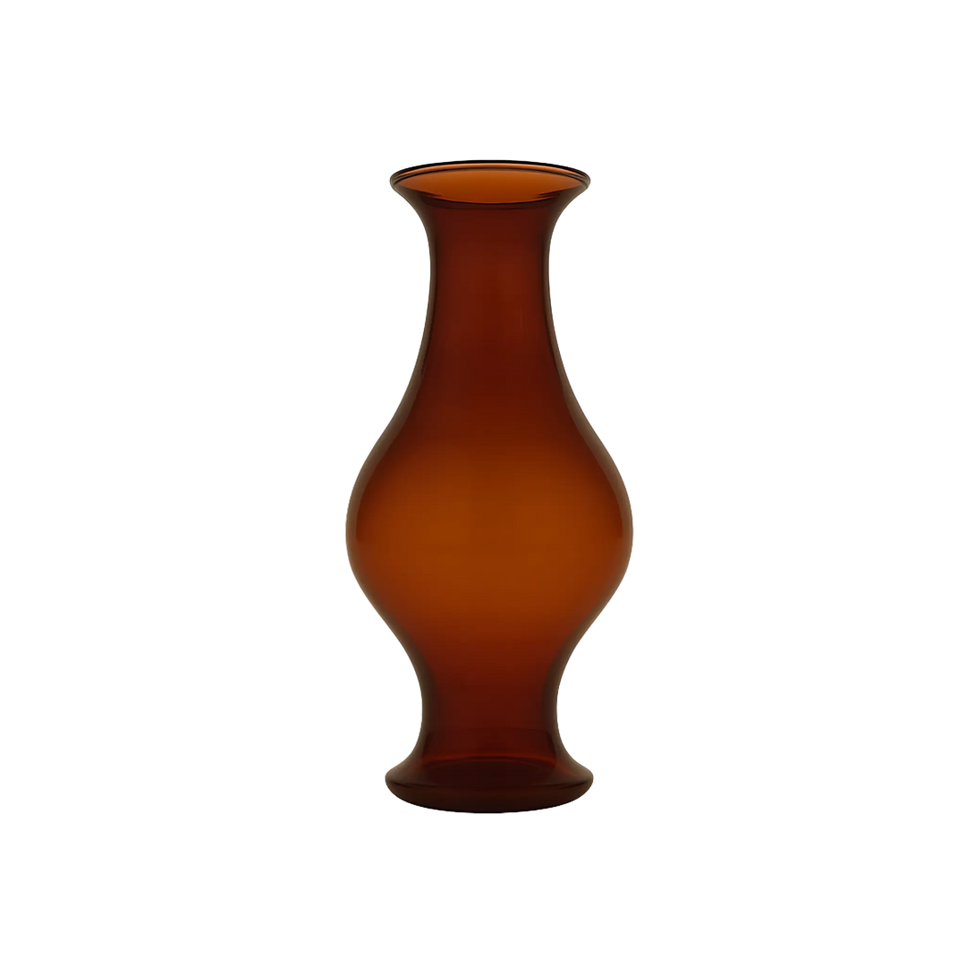 Large Hurricanes, large hurricane amber glass vase Mood 2025, view 3