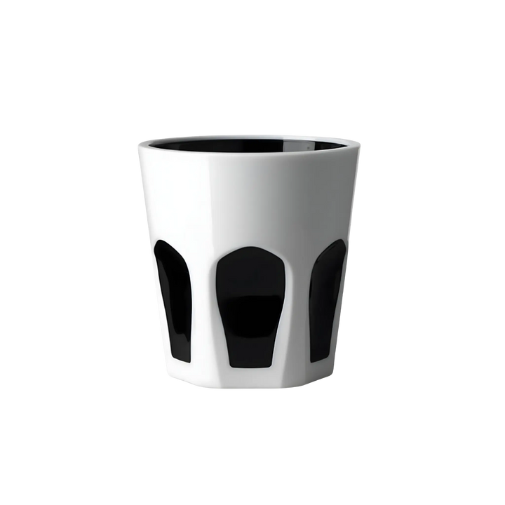 Mario Luca Giusti Gulli acrylic tumbler available in clear and two-tone finishes at Mood by DMJ Lafayette Louisiana, view 3