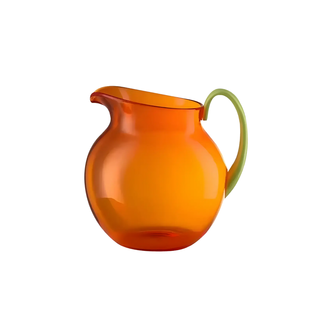 Mario Luca Giusti Palla acrylic pitcher for outdoor entertaining at Mood by DMJ Lafayette Louisiana