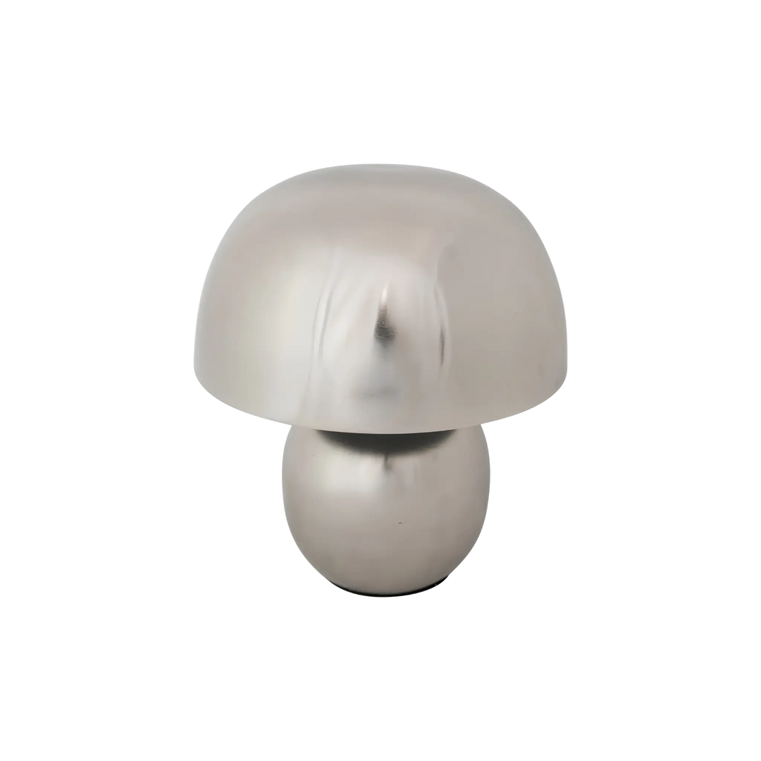 Chrome metal LED rechargeable table lamp with touch sensor