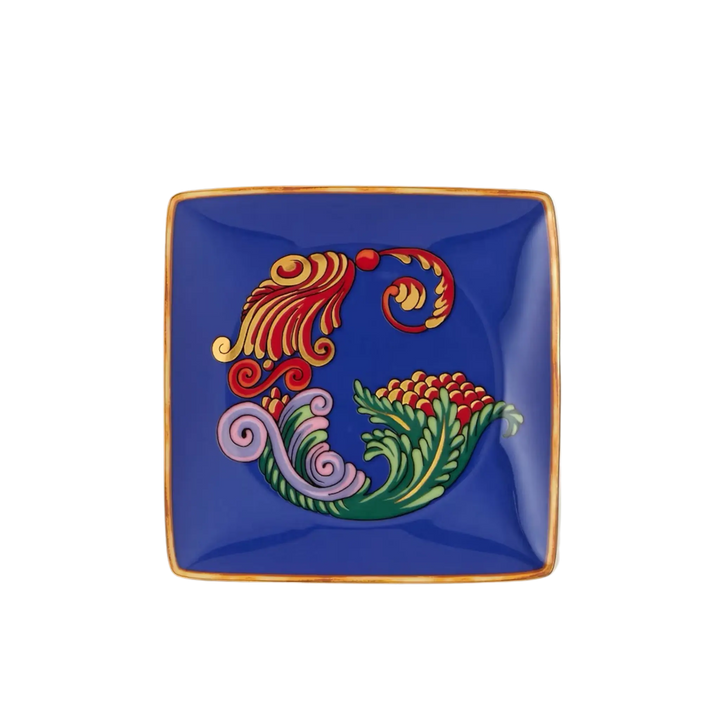 Versace Alphabet Porcelain Plate - Letter G monogram decorative dish by Rosenthal