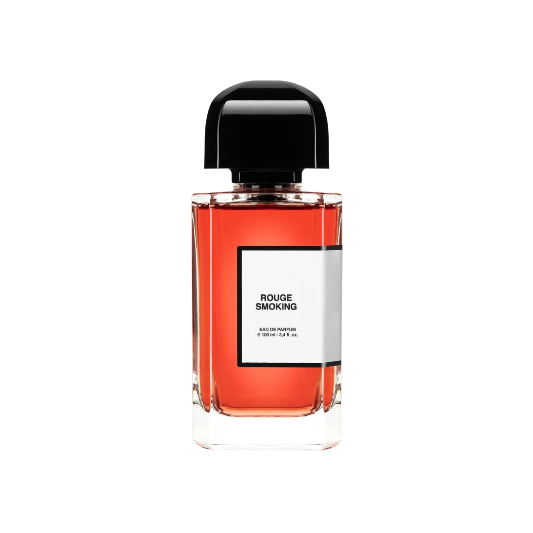 Rouge Smoking Eau de Parfum by BDK Parfums - unisex niche amber fruity spicy fragrance bottle in red