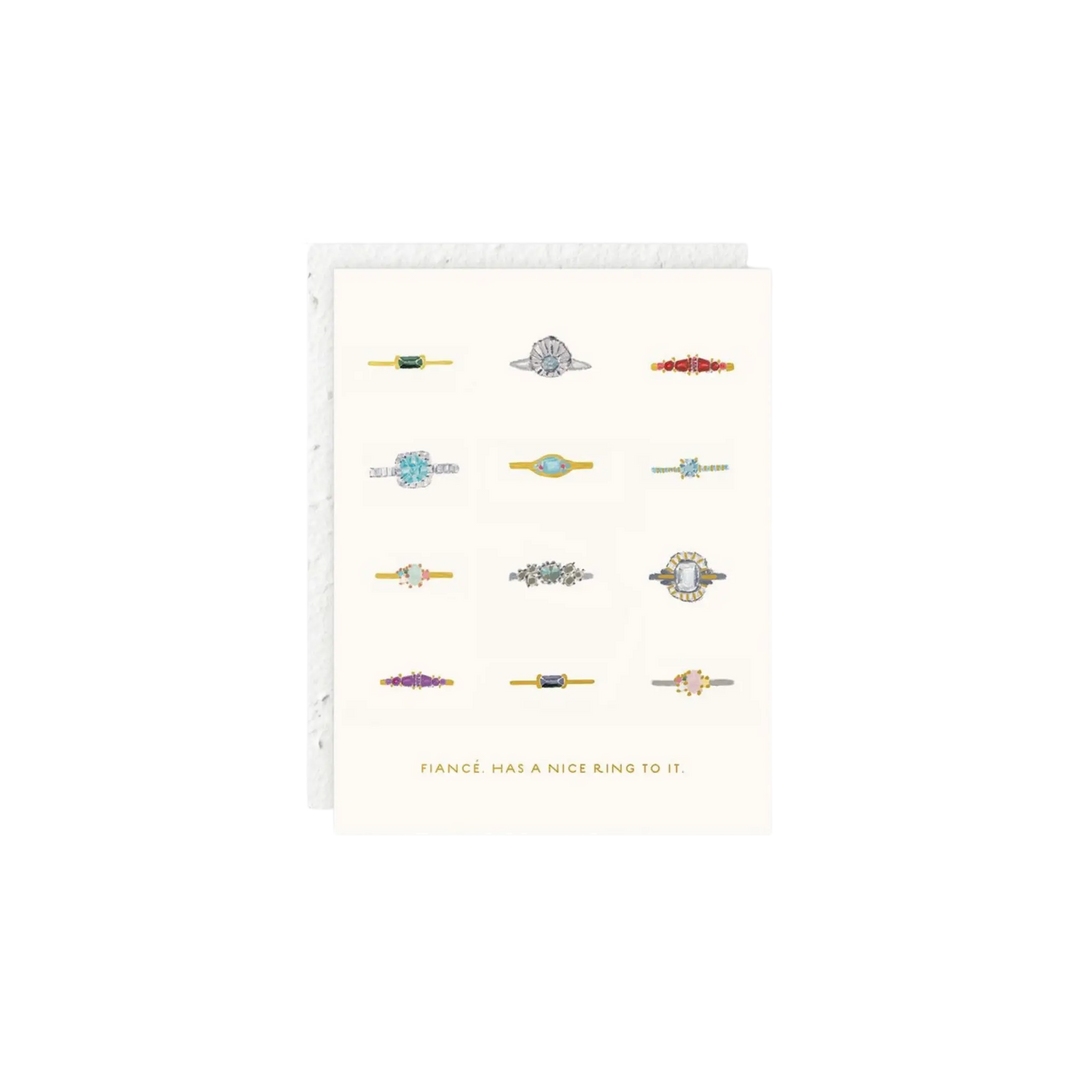 Rings Mini Card by Seedlings