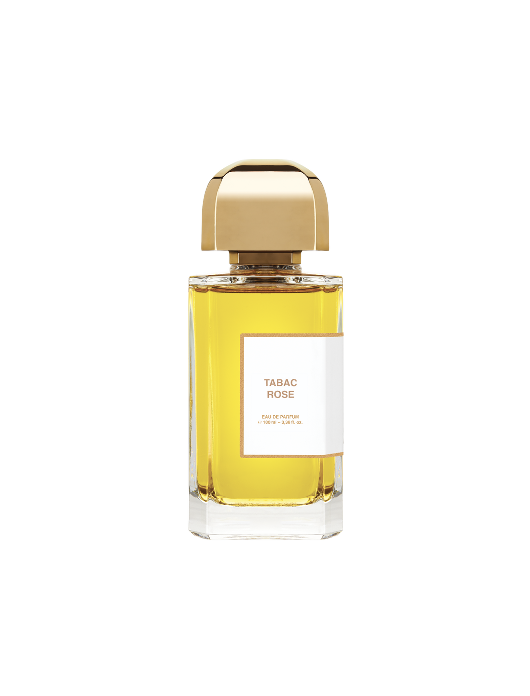 Tabac Rose Eau de Parfum by BDK Parfums - unisex niche amber floral fragrance bottle with gold cap, 100 ml