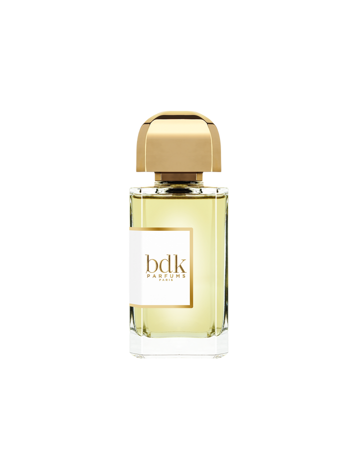 Velvet Tonka Eau de Parfum by BDK Parfums - back view of bottle with bdk Parfums Paris label