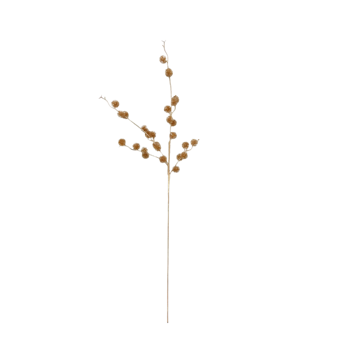 Winward 35.5 inch gold globe spray Christmas pick, from Mood by DMJ